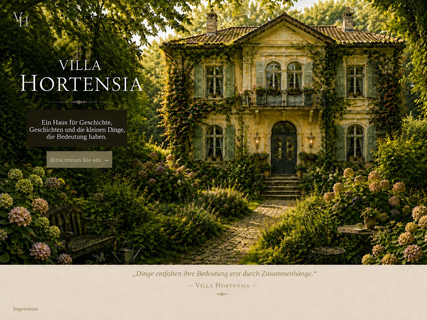 Villa Hortensia von außen